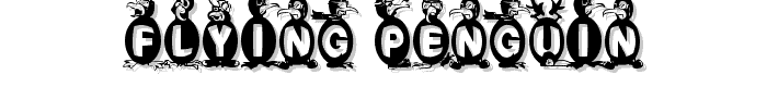 Flying Penguin font